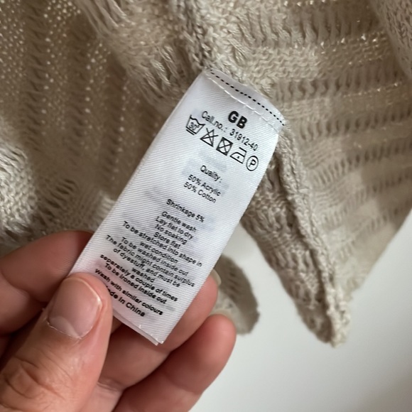 Long beige cardigan XS loose fit SOYACONCEPT - Picture 3 of 4